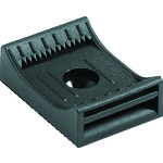 トラスコ中山 HEBOTEC フックアンドループバンド20mm幅 ベース固定具 ケーブル径10-60mm M4・M5ねじ止め 10個入り(ご注文単位1袋)【直送品】