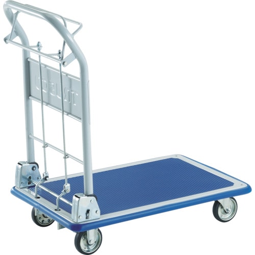 トラスコ中山 TRUSCO プレス製台車 ドンキーカート ハンド式ブレーキタイプ915X615(ご注文単位1台)【直送品】