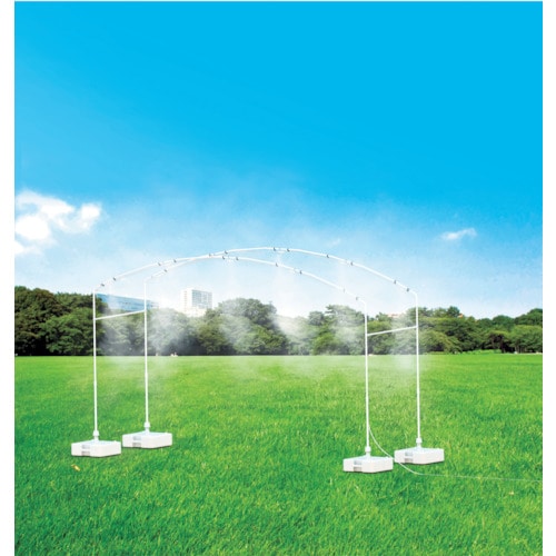 トラスコ中山 sanwa ミストアーチ ダブル 10ノズル(ご注文単位1セット)【直送品】