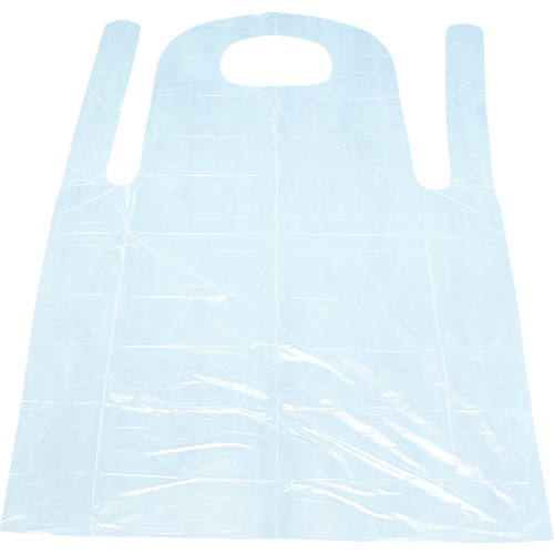 トラスコ中山 ハクゾウメディカル ハクゾウプラスチックエプロンSE プレミアム　149-2605（ご注文単位1箱）【直送品】