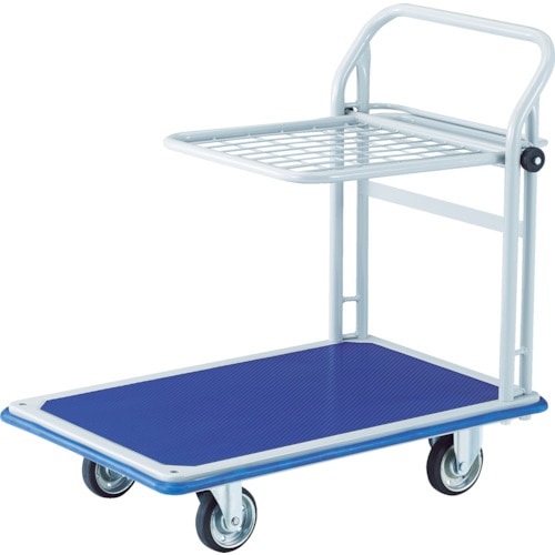 トラスコ中山 TRUSCO プレス製運搬車 台車 ドンキーカート 固定式簡易2段 915×615(ご注文単位1台)【直送品】