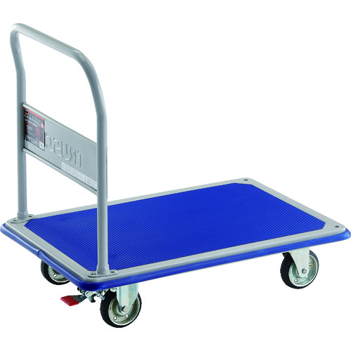 トラスコ中山 TRUSCO プレス製台車 ドンキーカート 固定式915×615 ストッパー付(ご注文単位1台)【直送品】