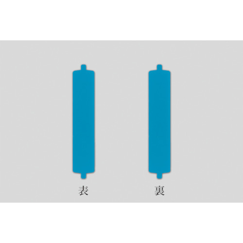 トラスコ中山 緑十字 回転式名札掛用名札(スペア) 青/青 回転ネーム2540(青/青) 108×21mm スチール製(ご注文単位1枚)【直送品】
