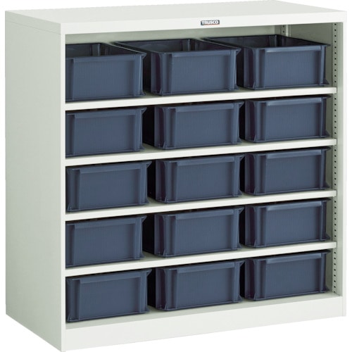 トラスコ中山 TRUSCO パーツケース バンラックケースCF型 TSK-910BKX15個付(ご注文単位1台)【直送品】