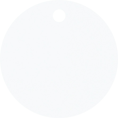 トラスコ中山 緑十字 アルミ製丸札(無地札) シルバー アルミ札-B 30mmΦ×0.8mm 10枚組（ご注文単位1パック）【直送品】