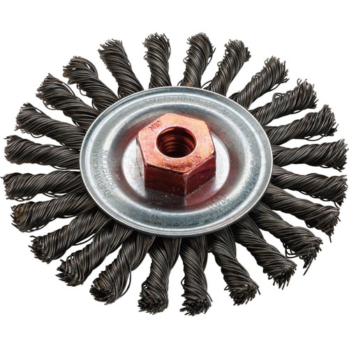 >トラスコ中山 バーテック ノット型(ヒネリ)Nホイルブラシ VCT-4(ご注文単位1個)【直送品】