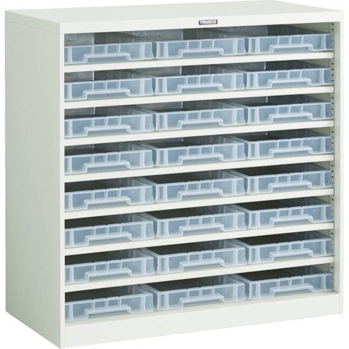 トラスコ中山 TRUSCO パーツケース バンラックケースCF型 F-4TMX24個付(ご注文単位1台)【直送品】