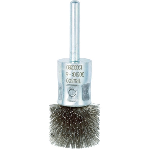 トラスコ中山 TRUSCO 傘型ステンレスブラシ 角型 Φ30(ご注文単位1個)【直送品】