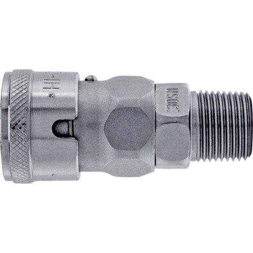 トラスコ中山 日東 ハイカプラ BL 鋼鉄製 ニトリルゴムNBR相手側取付サイズRc3/8(40484)(ご注文単位1個)【直送品】