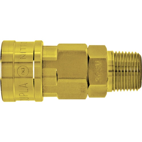 トラスコ中山 日東 真ちゅう製ハイカプラ ニトリルゴムNBR(SG)BSBM30SM(00225)(ご注文単位1個)【直送品】