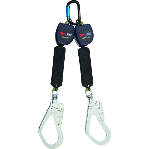 トラスコ中山 3M DBI-サラ Nano-Lok 巻取り式ランヤード ツイン 3101742 タイプ1(ご注文単位1本)【直送品】