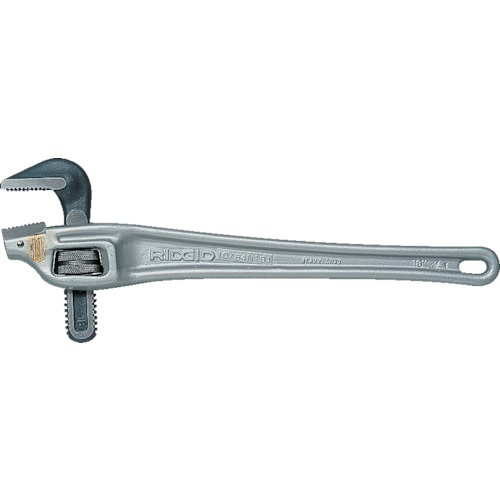 トラスコ中山 RIDGID アルミオフセット パイプレンチ 600mm(ご注文単位1個)【直送品】