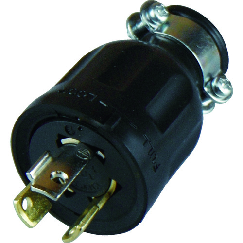 トラスコ中山 アメリカン電機 引掛形 ゴムカバー 接地2P15A250V(ご注文単位1個)【直送品】