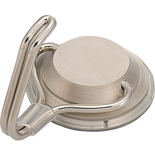 トラスコ中山 緑十字 強磁力マグネットフック シルバー MF-877S 44mmΦ 耐荷重10kg スチール製(ご注文単位1個)【直送品】