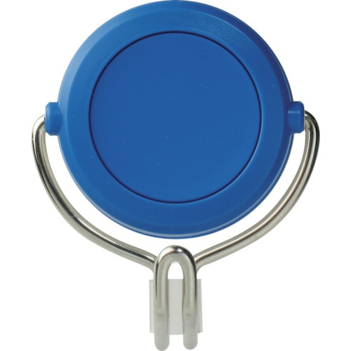 トラスコ中山 緑十字 強力マグネットフック(可動式フックタイプ) 青 MG-743BL 48×58mm 耐荷重3kg(ご注文単位1組)【直送品】
