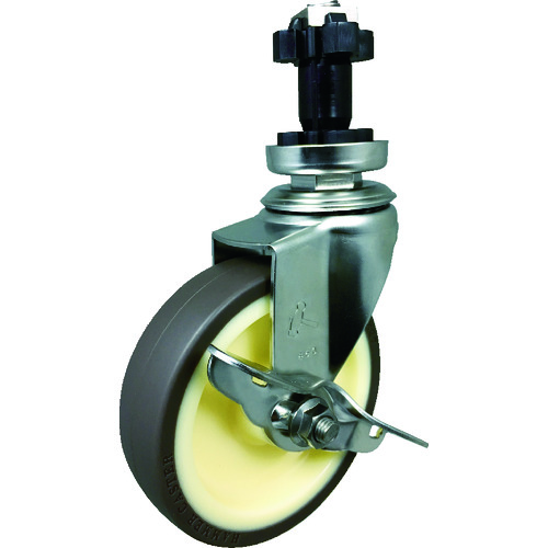 トラスコ中山 ハンマー SUS パイプ外径38mm用差込 SP付 ウレタンB車 100mm(ご注文単位1個)【直送品】