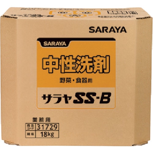 トラスコ中山 サラヤ サラヤSS-B18kg八角BIB(ご注文単位1個)【直送品】