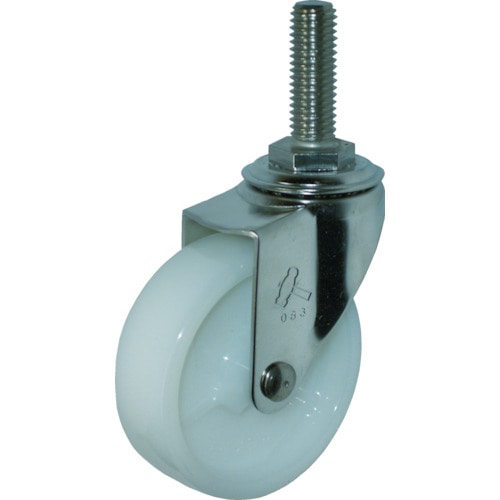 トラスコ中山 ハンマー EAシリーズオールステンレス 旋回式ナイロン車輪50mm(ご注文単位1個)【直送品】