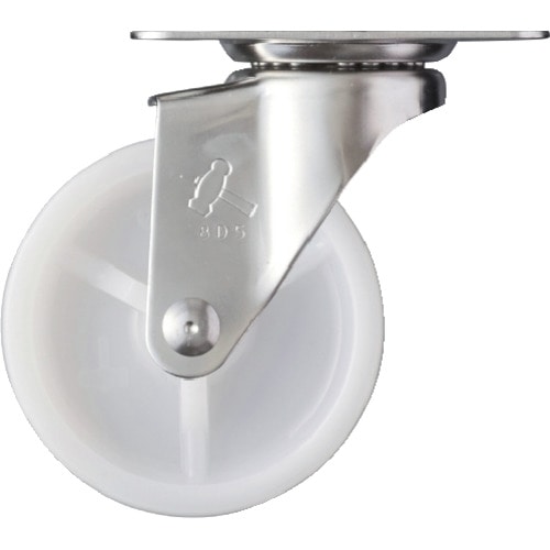 トラスコ中山 ハンマー Eシリーズオールステンレス自在ナイロン車65mm(ご注文単位1個)【直送品】