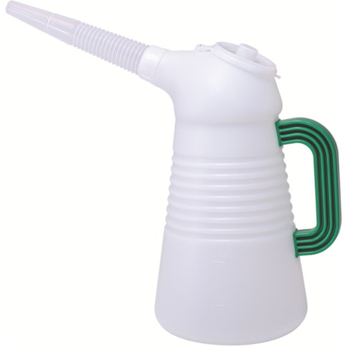 トラスコ中山 フルプラ オイルジョッキ 2リッターグリーン(ご注文単位1個)【直送品】