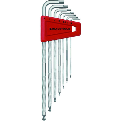 トラスコ中山 PBスイスツールズ ローレット入六角レンチセット パックなし(ご注文単位1セット)【直送品】