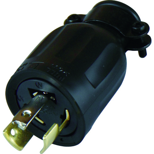 トラスコ中山 アメリカン電機 引掛形 ゴムプラグ 3P20A250V(ご注文単位1個)【直送品】