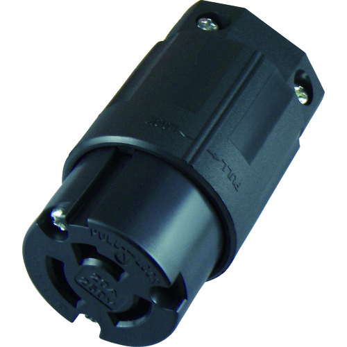 トラスコ中山 アメリカン電機 引掛形 ナイロンコネクタボディ 3P20A250V(ご注文単位1個)【直送品】