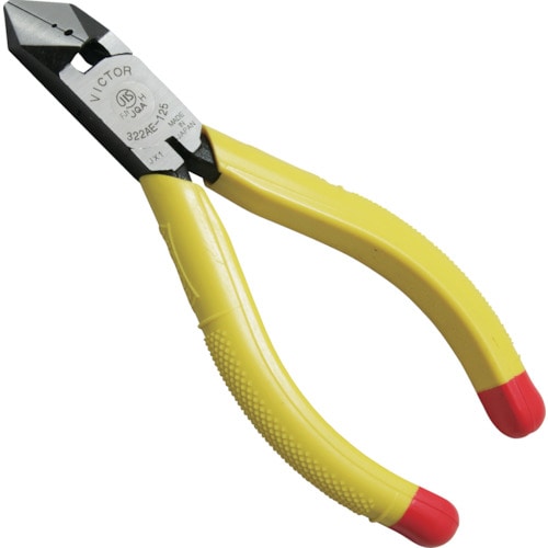 トラスコ中山 ビクター 斜ニッパ(成型カバ-付) 全長131mm(ご注文単位1個)【直送品】