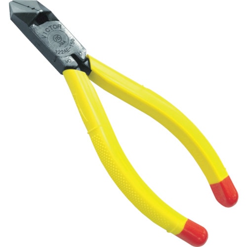 トラスコ中山 ビクター 斜ニッパ(成型カバ-付) 全長156mm(ご注文単位1個)【直送品】