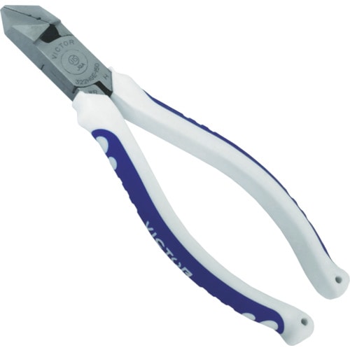 トラスコ中山 ビクター ハイグレード斜ニッパ(エラストマーG) 全長156mm(ご注文単位1個)【直送品】