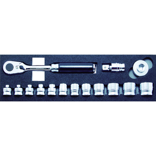 トラスコ中山 コーケン Z-EALソケットレンチ ベーシックセット(ご注文単位1セット)【直送品】