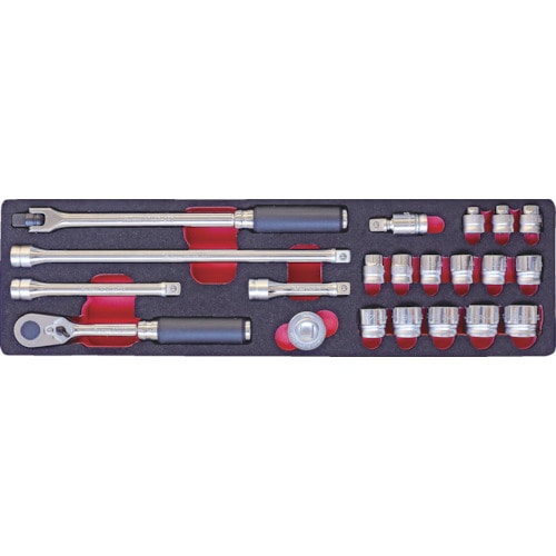 トラスコ中山 コーケン Z-EALソケットセット 差込角9.5mm(ご注文単位1セット)【直送品】