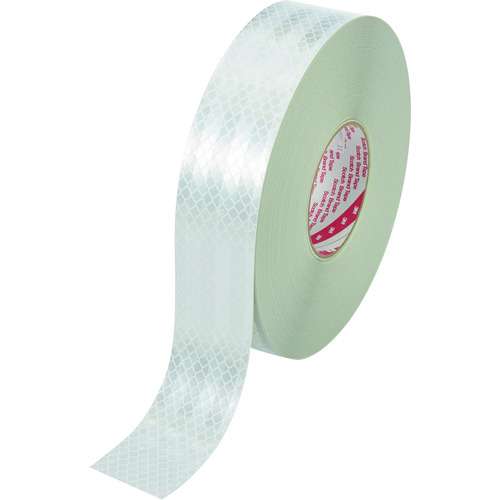 トラスコ中山 3M フレキシブルプリズム反射シート 50mm×45.7m 白(ご注文単位1巻)【直送品】