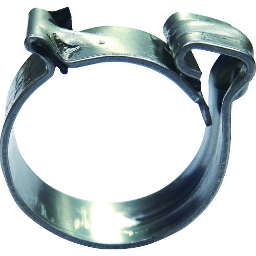 トラスコ中山 CAILLAU ホースクランプ CLIC 締付径12.5~13.5mm(ご注文単位1袋)【直送品】