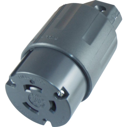 トラスコ中山 アメリカン電機 引掛形 ナイロンコネクタボディ 3P30A250V(ご注文単位1個)【直送品】