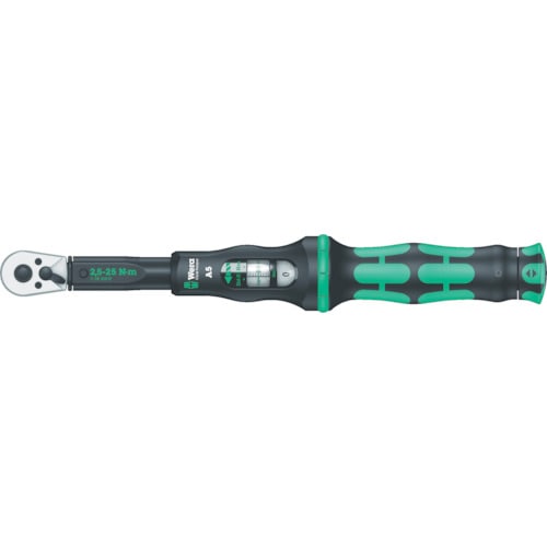 トラスコ中山 Wera A5 クリックトルクレンチ 2.5~25Nm 1/4(ご注文単位1個)【直送品】