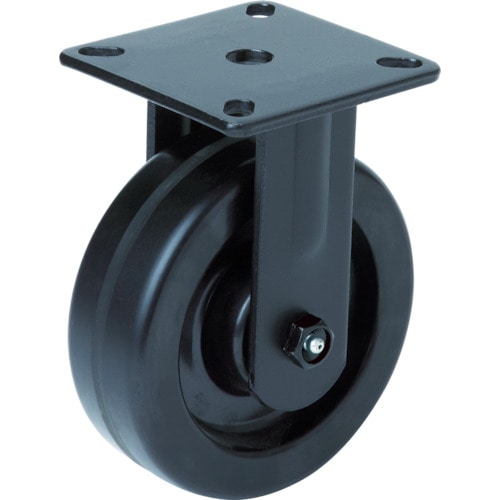 トラスコ中山 OH スーパーストロングキャスター重荷重用 固定プラスカイト車輪 車輪径125mm 許容荷重600kg(ご注文単位1個)【直送品】