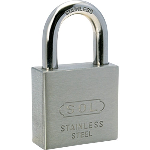 トラスコ中山 SOL オールステンロック40mm(ご注文単位1個)【直送品】