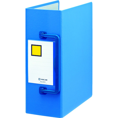 トラスコ中山 キングジム キングファイルSD<特厚> 青 396-0153(ご注文単位1冊)【直送品】
