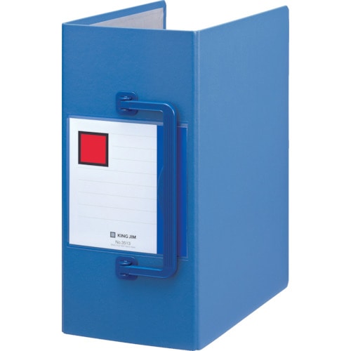 トラスコ中山 キングジム キングファイルSD<特厚> 青 396-0161(ご注文単位1冊)【直送品】