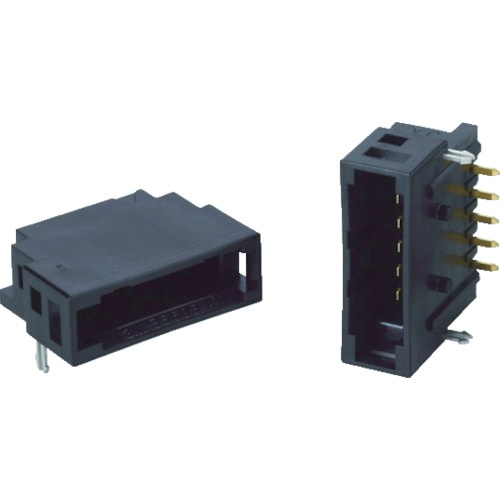 トラスコ中山 3M 配線用コネクタ パワークランプ ボードマウントヘッダー ライトアングル型10極(5極×2列)(ご注文単位1個)【直送品】