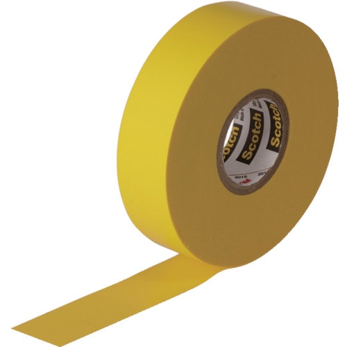 トラスコ中山 3M ビニールテープ 35 黄 19mmX20m(ご注文単位1巻)【直送品】