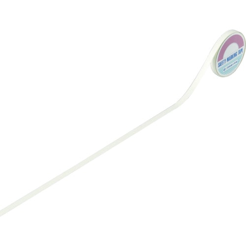 トラスコ中山 緑十字 高輝度蓄光テープ FLA-1001 10mm幅×1m PET(ご注文単位1巻)【直送品】