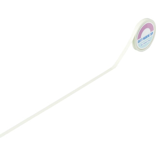 トラスコ中山 緑十字 高輝度蓄光テープ FLA-1005 10mm幅×5m PET(ご注文単位1巻)【直送品】