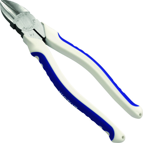 トラスコ中山 ビクター ハイグレード 強力ニッパエラストマG薄刃 354-1118(ご注文単位1個)【直送品】