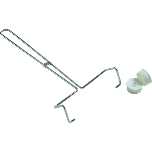 トラスコ中山 ミドリ安全 衣類用 ミドリ粘着ローラー ステンレスハンドルのみ 36-S 160mm幅用 10本入り(ご注文単位1箱)【直送品】