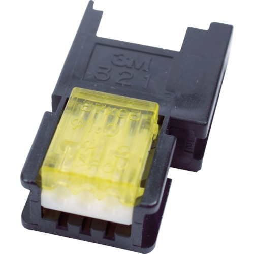 トラスコ中山 3M ミニ・クランプ ワイヤーマウントソケット3極 ケーブル中継接続用　449-3222（ご注文単位1個）【直送品】