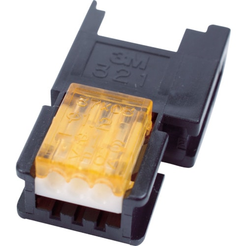 トラスコ中山 3M ミニ・クランプ ワイヤーマウントソケット3極 ケーブル中継接続用　449-3231（ご注文単位1個）【直送品】