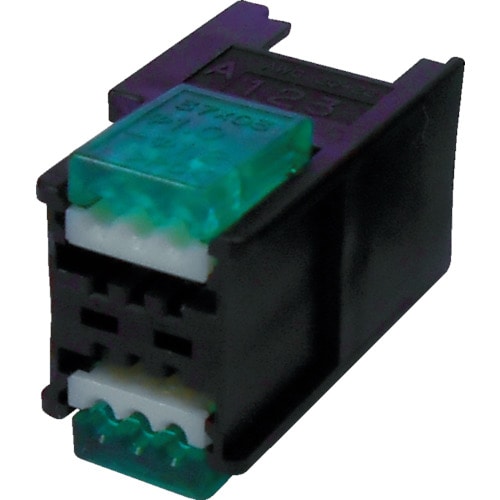 トラスコ中山 3M ミニ・クランプ ワイヤーマウントソケット6極 ケーブル中継接続用　449-3303（ご注文単位1個）【直送品】