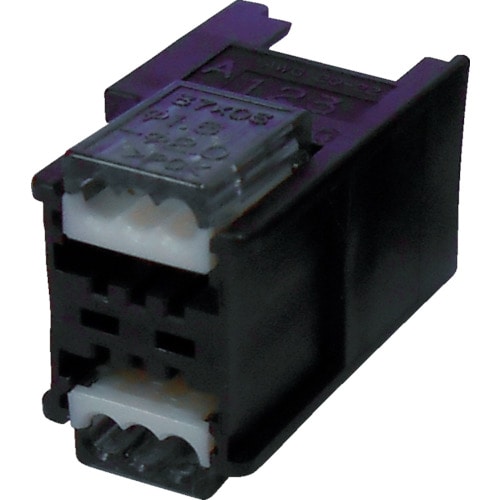 トラスコ中山 3M ミニ・クランプ ワイヤーマウントソケット6極 ケーブル中継接続用　449-3320（ご注文単位1個）【直送品】